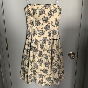 **ABS** cotton floral dress